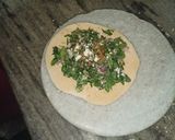 A picture of step 4 of Methi paratha.