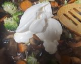 Foto del paso 3 de la receta: Espaguetis con verduras cremoso