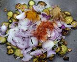 करेला,प्याज मसाला रेसिपी चरण 3 फोटो