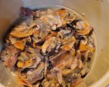A picture of step 6 of Mussels and Mushroom Risotto, Dairy-free.