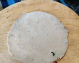 A picture of step 4 of Aloo Paratha..