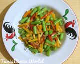 Foto langkah ke 3 dari resep Tumis Buncis Wortel.