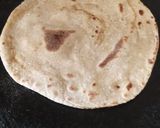 A picture of step 3 of Achari Parantha.