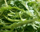 Hình bước làm 1 của món Canh rau tần ô nấu thịt băm
