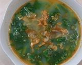 Hình bước làm 6 của món Canh trai trai rau cải