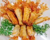 Hình bước làm 5 của món Chả giò kim châm