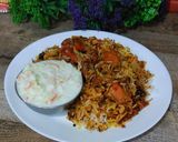 चिकन टिक्का बिर्याणी (Chicken Tikka Biryani Recipe In Marathi) रेसिपी स्टेप 9 फोटो 