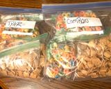 A picture of step 2 of Cut down on Mountain bowls cerealMeal prep for kids.