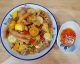 Hình bước làm 5 của món Chân gà sả tắc