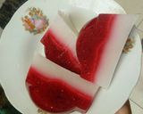 Foto langkah ke 3 dari resep Puding Naga Merah.