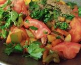 A picture of step 3 of Potato & Capsicum Subji.