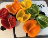 Une image de l'étape 3 de Brochettes marinées poulet,poivrons multicolores et ananas (marinade exotique maison).