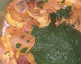 A picture of step 3 of Goan chicken cafreal.