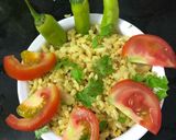 A picture of step 5 of Mandal oggarane (murmura upma).
