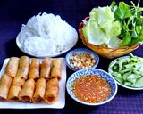 A picture of step 6 of Chả Giò (Vietnamese Fried Spring Rolls).