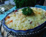Foto langkah ke 7 dari resep Easy Baked Rice #postingrame2_nasi.