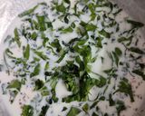 A picture of step 8 of White sauce pasta with garlic & spinach twist.