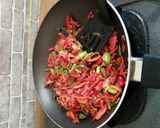 Foto langkah ke 6 dari resep Tumis Kulit Melinjo + Pete #menudiet.