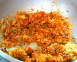 A picture of step 5 of Palak Moong dal tadka.