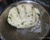 A picture of step 1 of Aloo-tikki stuff with paneer.