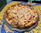 Une image de l'étape 13 de Flan aux pommes, pralines roses et lait fermenté.