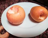 Foto del paso 1 de la receta: Manzanas asadas al horno con algarrobina 😋