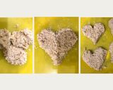 Foto del paso 2 de la receta: Brochettes de pan de avena casero con fruta en forma de corazón!