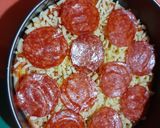 Foto del paso 19 de la receta: Pizza de pepperoni con una salsa de tomate casera
