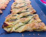 Bazsalikomos pestos csavart recept fázis 3 fotója