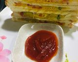 A picture of step 9 of Vegetable Cheese Sandwich.