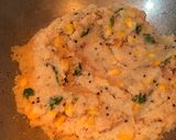 A picture of step 5 of Corn Upma.