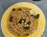 Foto del paso 9 de la receta: Potaje de garbanzos bacalao y espinacas