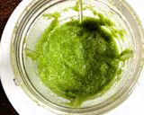 A picture of step 1 of Dhania Paneer (Coriander Paneer / Paneer in Coriander Gravy).