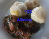 A picture of step 2 of Alkubus with veg soup.