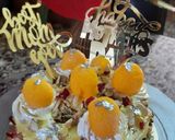 A picture of step 10 of Mother's day special rasmalai cake.