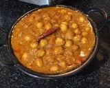 A picture of step 6 of Chhole/Chana Masala (Without Onion & Garlic).