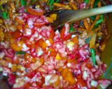 A picture of step 4 of My special stire fry spaghetti.