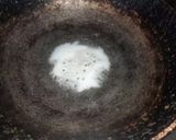 A picture of step 7 of Nariyal burfi.