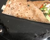 A picture of step 2 of Cheese spread frankie Roll.
