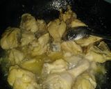 A picture of step 1 of Karachi's special chicken karahi.