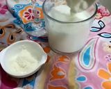 A picture of step 2 of Coconut lassi.