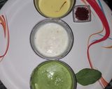 A picture of step 10 of Peanut Kalash with tricolor rabdi.