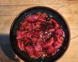 Une image de l'étape 3 de Bœuf croustillant au soja.