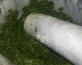 A picture of step 3 of Chicken palak.