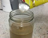 A picture of step 2 of Starbucks Caramel Chai Latte.