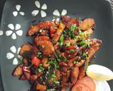 A picture of step 10 of Chilli Fish.