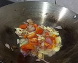 Foto langkah ke 3 dari resep Tumis Kangkung Tempe Saus Tiram.