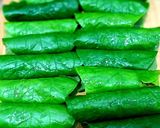 A picture of step 3 of Beef and Pork Wrapped in Betel Leaves.