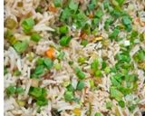 A picture of step 3 of Chinese Veg Fried Rice.