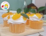 รูปขั้นตอนการทำที่ 3 ของ Cupcakeส้มแมนดาริน🍊 เฮงเฮงเฮง